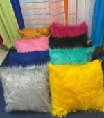 Square Fur Pillow | Personalized Soft Cushion - Image 2