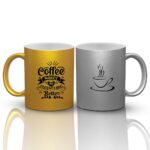 Silver & Gold Customized Mug | Add a Touch of Elegance