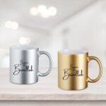Silver & Gold Customized Mug | Add a Touch of Elegance - Image 3