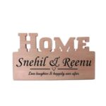 Wooden Engraved Wall Hanging | Rustic Custom Wooden Decor Art