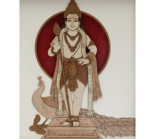 Religious Wooden Engraving | Engraved God Name Wooden Decor