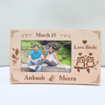 Personalized Wooden Engraving Gift | Custom Name & Message Wooden Plaque - Image 3