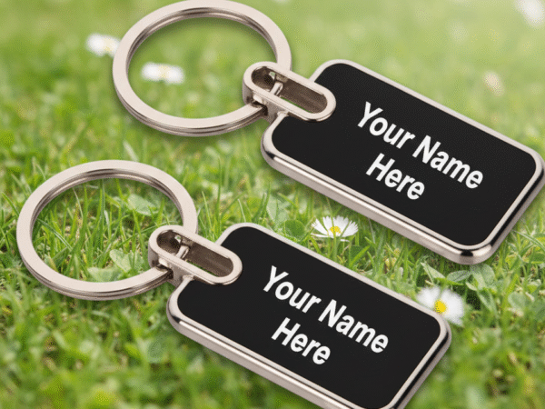 Engraved Metal Name Key Chain – Premium Personalized Gift