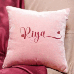 Custom Name & Image Printed Pillow – Personalized Photo Cushion Gift