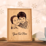 Religious Wooden Engraving | Engraved God Name Wooden Decor - Image 2