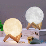 Custom Text Engraved Moon Lamp | Unique Personalized Home Decor Light - Image 2