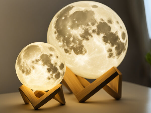 Custom Text Engraved Moon Lamp | Unique Personalized Home Decor Light
