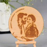 Wooden Engraved Photo Frame | Customized Wooden Photo Engraving Gift