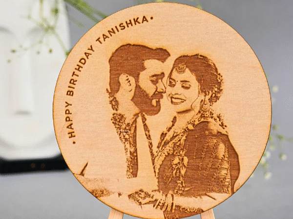 Wooden Engraved Photo Frame | Customized Wooden Photo Engraving Gift