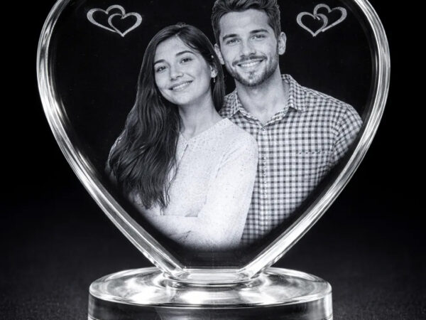 Single Heart Crystal – 2D