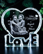 Personalized Crystal Heart Keepsake for Love