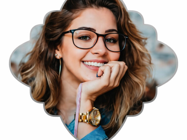 Personalized Acrylic Matte Photo Fridge Magnet – Custom Memory Magnet