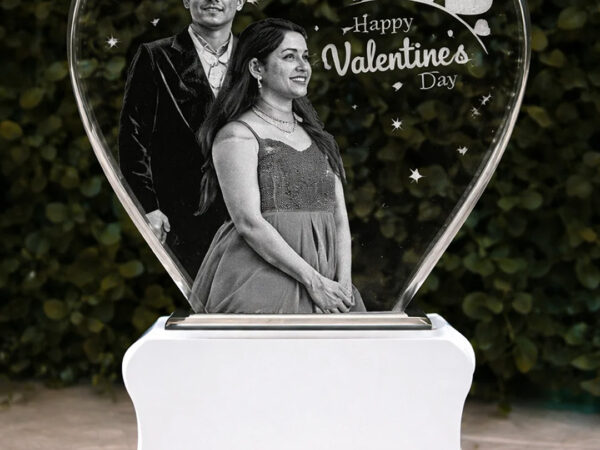 Personalized Multiple Light Acrylic Engraved Photo Frame with LED Lights