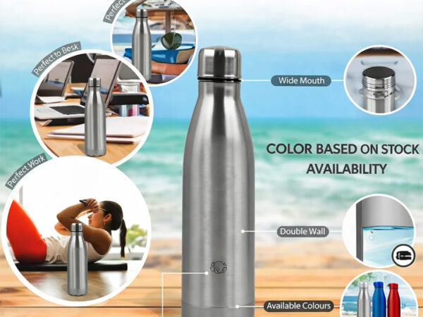 Personalized Stainless Steel Water Bottle 800ml | Custom Name Bottle